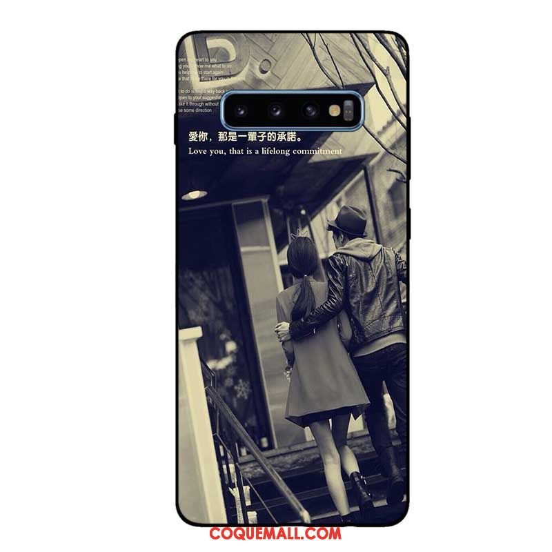 Étui Samsung Galaxy S10 Étoile Téléphone Portable Délavé En Daim, Coque Samsung Galaxy S10 Protection Frais