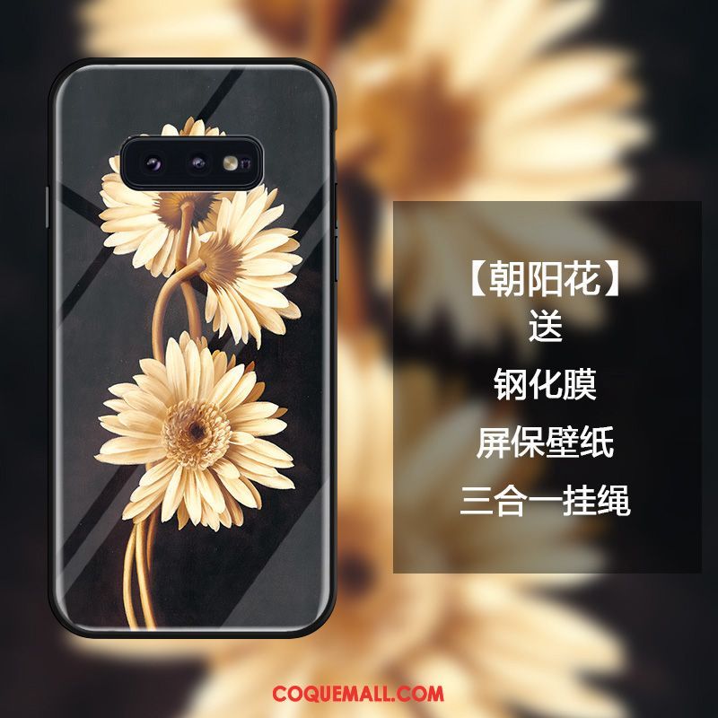Étui Samsung Galaxy S10e Créatif Tout Compris Étoile, Coque Samsung Galaxy S10e Noir Luxe