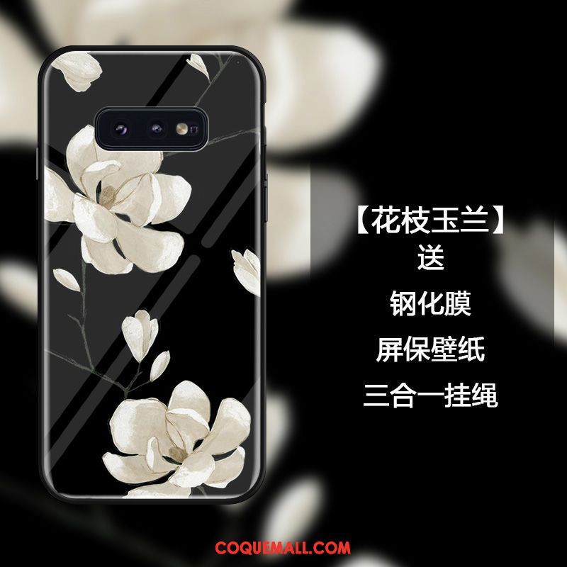 Étui Samsung Galaxy S10e Créatif Tout Compris Étoile, Coque Samsung Galaxy S10e Noir Luxe