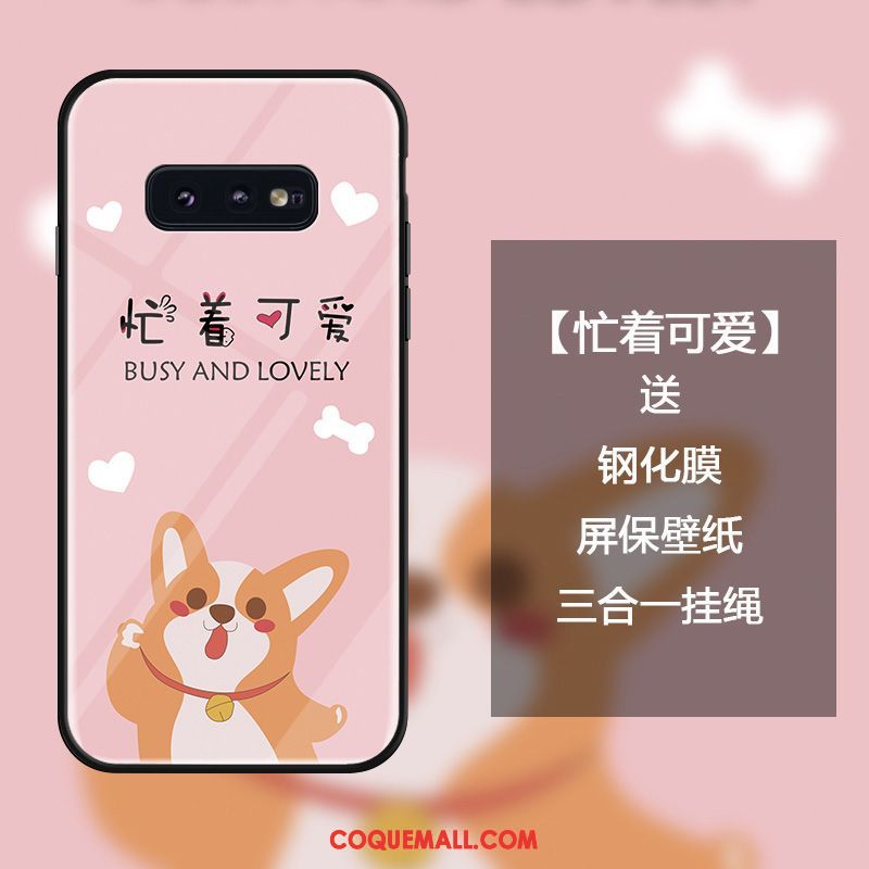 Étui Samsung Galaxy S10e Dessin Animé Charmant Marque De Tendance, Coque Samsung Galaxy S10e Personnalité Ornements Suspendus