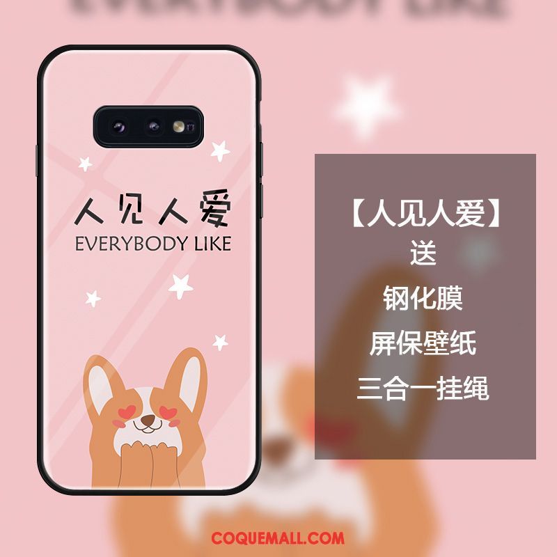 Étui Samsung Galaxy S10e Dessin Animé Charmant Marque De Tendance, Coque Samsung Galaxy S10e Personnalité Ornements Suspendus