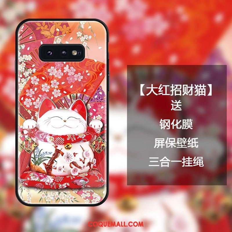 Étui Samsung Galaxy S10e Dessin Animé De Fête Protection, Coque Samsung Galaxy S10e Richesse Créatif