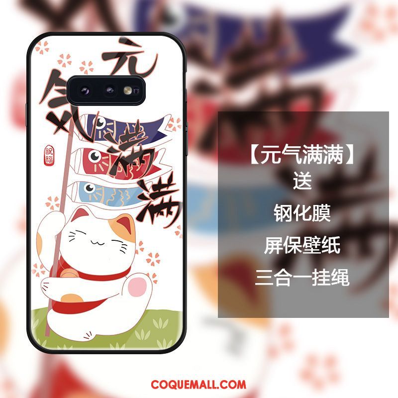 Étui Samsung Galaxy S10e Dessin Animé De Fête Protection, Coque Samsung Galaxy S10e Richesse Créatif