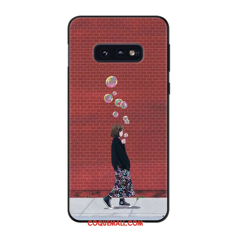 Étui Samsung Galaxy S10e Fluide Doux Incassable Étoile, Coque Samsung Galaxy S10e Téléphone Portable Silicone