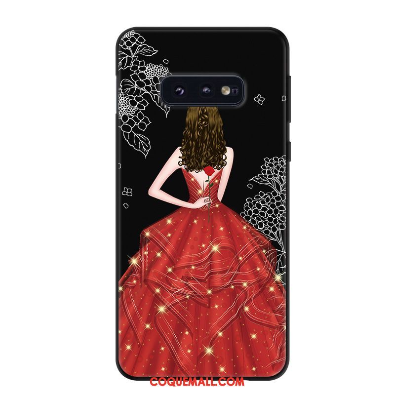 Étui Samsung Galaxy S10e Fluide Doux Incassable Étoile, Coque Samsung Galaxy S10e Téléphone Portable Silicone