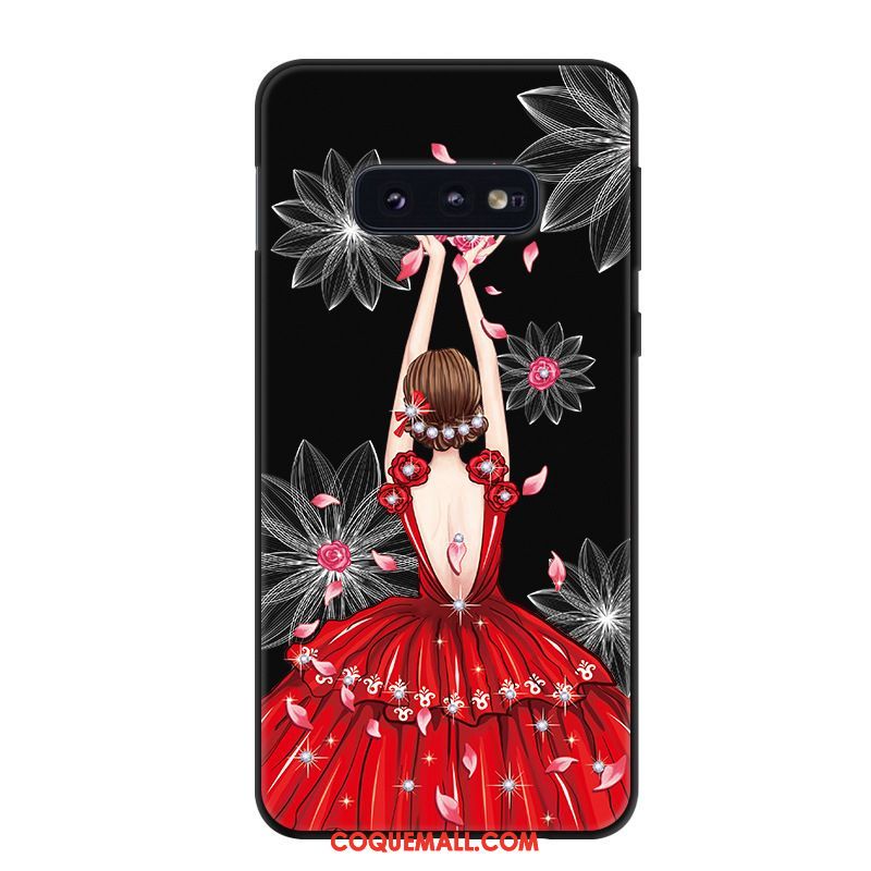 Étui Samsung Galaxy S10e Fluide Doux Incassable Étoile, Coque Samsung Galaxy S10e Téléphone Portable Silicone