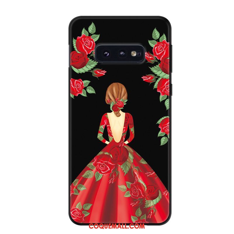 Étui Samsung Galaxy S10e Fluide Doux Incassable Étoile, Coque Samsung Galaxy S10e Téléphone Portable Silicone