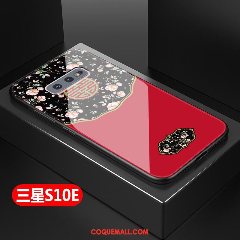 Étui Samsung Galaxy S10e Incassable Étoile Téléphone Portable, Coque Samsung Galaxy S10e Style Chinois Fluide Doux