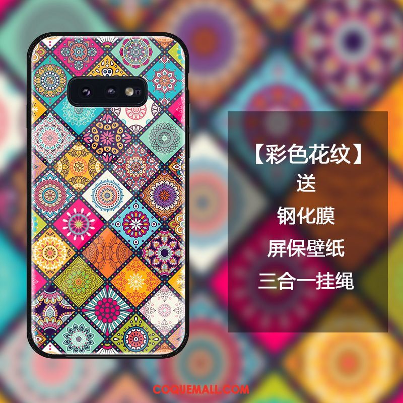 Étui Samsung Galaxy S10e Mode Créatif Incassable, Coque Samsung Galaxy S10e Ornements Suspendus Étoile