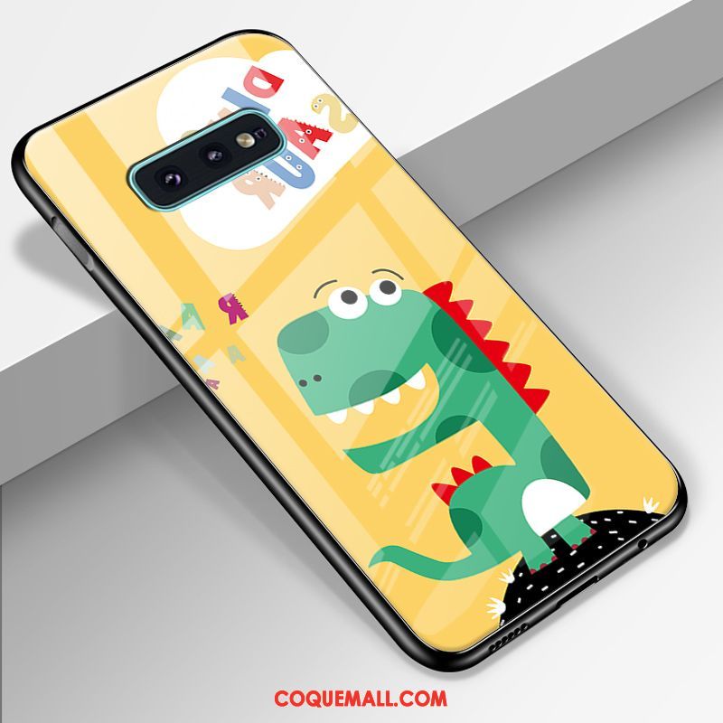 Étui Samsung Galaxy S10e Mode Fluide Doux Incassable, Coque Samsung Galaxy S10e Difficile Vert