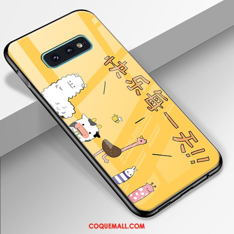 Étui Samsung Galaxy S10e Mode Fluide Doux Incassable, Coque Samsung Galaxy S10e Difficile Vert