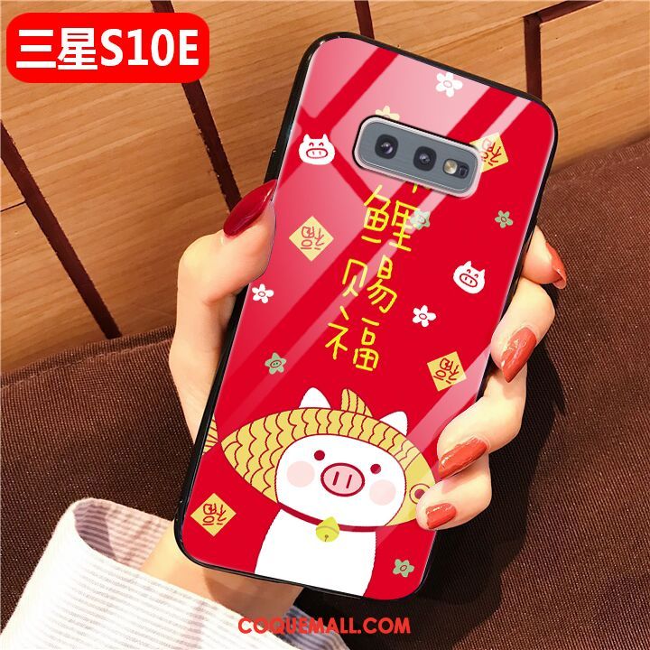 Étui Samsung Galaxy S10e Mode Étoile Rouge, Coque Samsung Galaxy S10e Nouveau Tout Compris