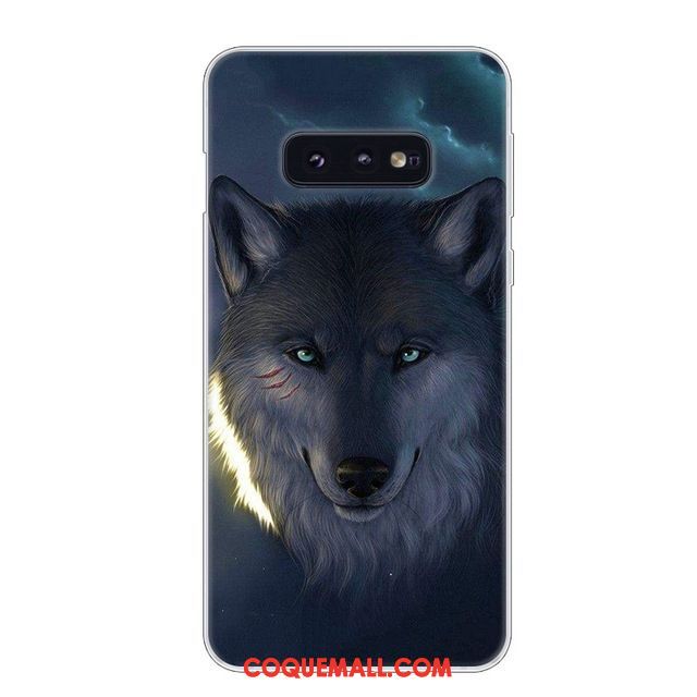 Étui Samsung Galaxy S10e Protection Bleu Téléphone Portable, Coque Samsung Galaxy S10e Étoile Silicone