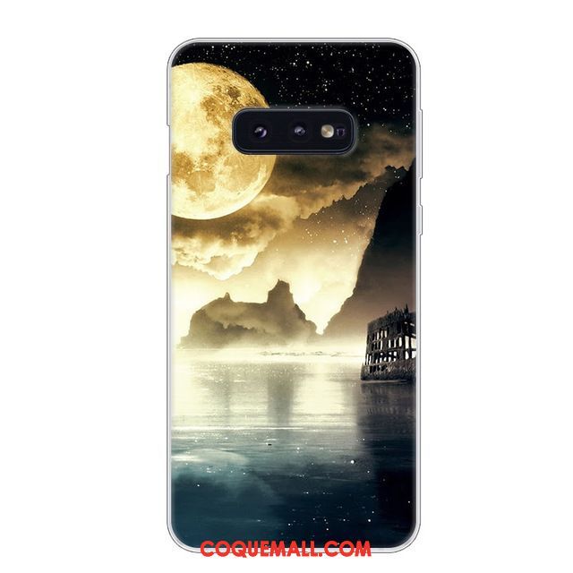 Étui Samsung Galaxy S10e Protection Bleu Téléphone Portable, Coque Samsung Galaxy S10e Étoile Silicone