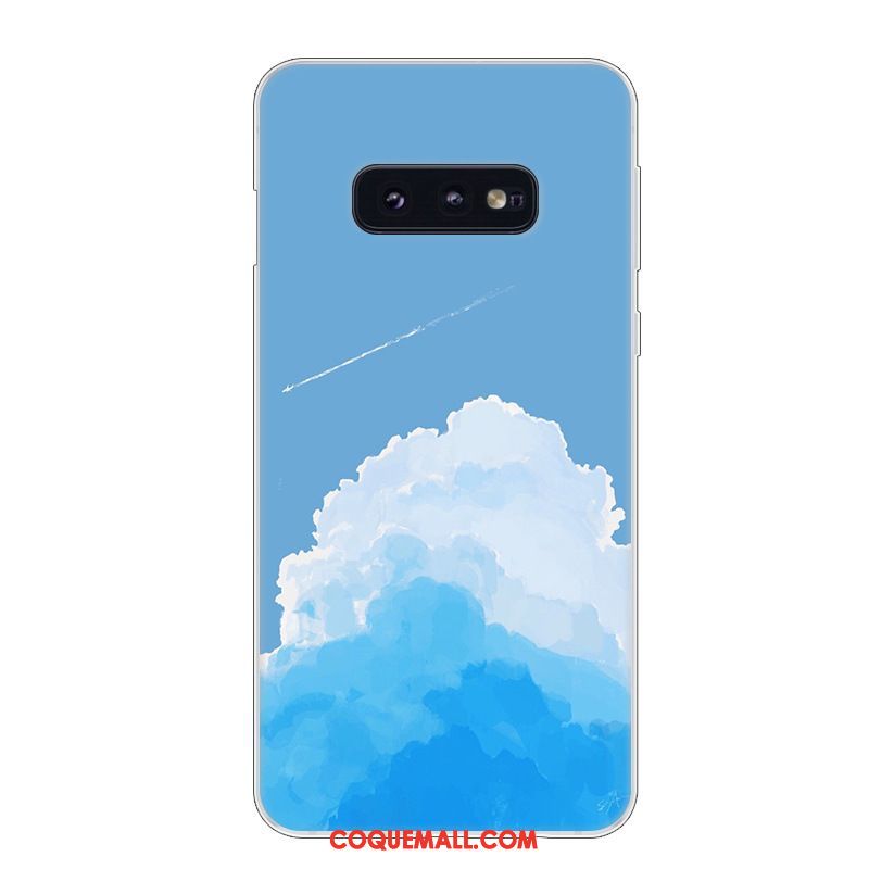 Étui Samsung Galaxy S10e Protection Bleu Téléphone Portable, Coque Samsung Galaxy S10e Étoile Silicone