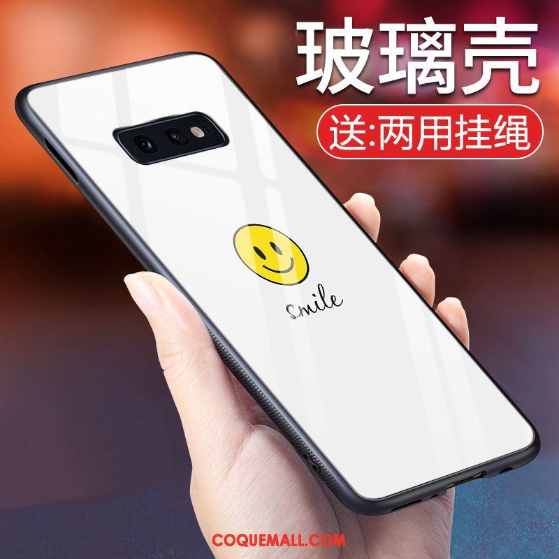 Étui Samsung Galaxy S10e Simple Personnalité Tout Compris, Coque Samsung Galaxy S10e Souriant Téléphone Portable