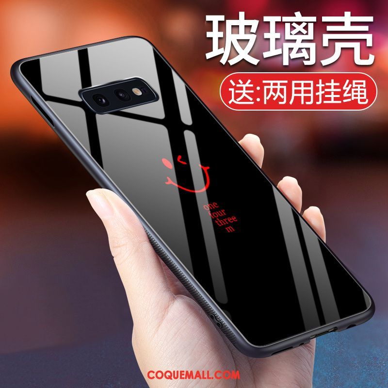 Étui Samsung Galaxy S10e Simple Personnalité Tout Compris, Coque Samsung Galaxy S10e Souriant Téléphone Portable