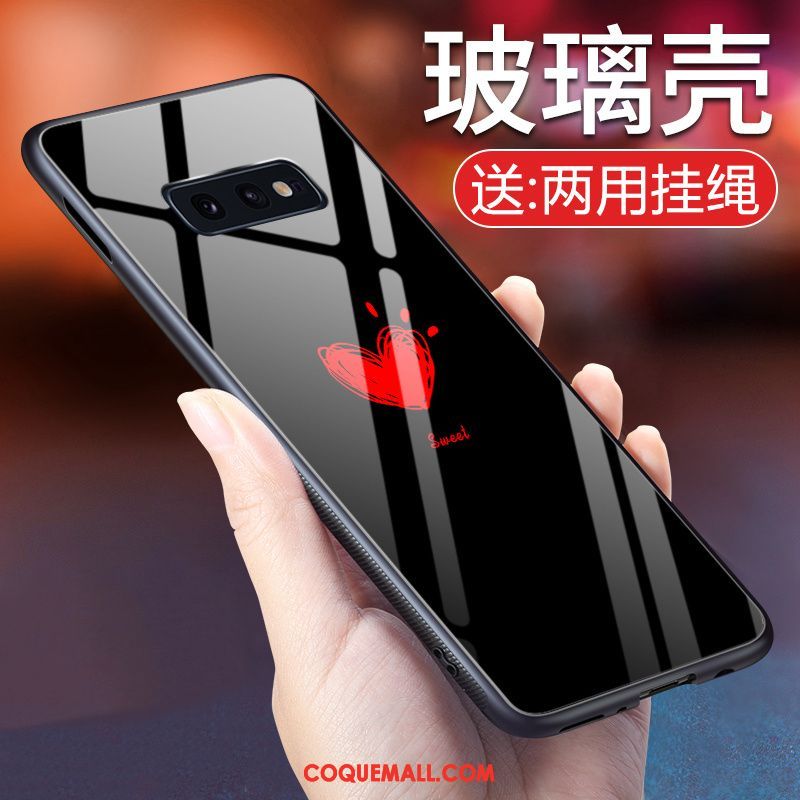 Étui Samsung Galaxy S10e Simple Personnalité Tout Compris, Coque Samsung Galaxy S10e Souriant Téléphone Portable