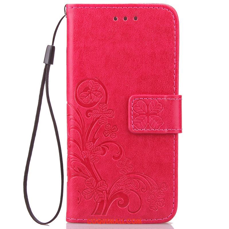 Étui Samsung Galaxy S10e Tout Compris Incassable En Cuir, Coque Samsung Galaxy S10e Rouge Fluide Doux Braun