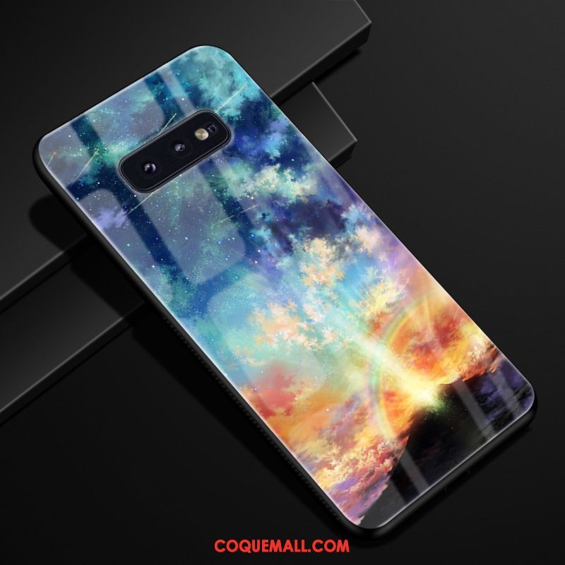 Étui Samsung Galaxy S10e Téléphone Portable Tendance Étoile, Coque Samsung Galaxy S10e Silicone Verre