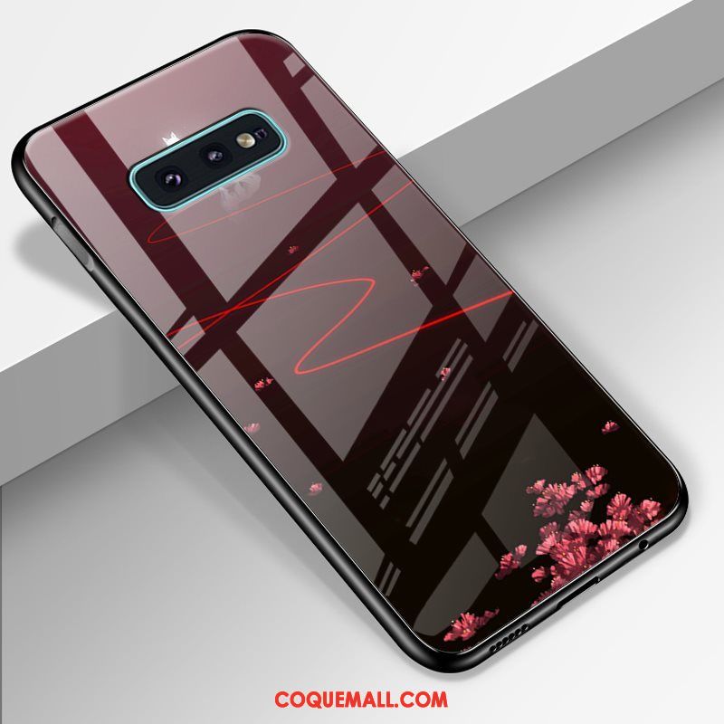 Étui Samsung Galaxy S10e Verre Trempé Ciel Étoilé Téléphone Portable, Coque Samsung Galaxy S10e Dessin Animé Luxe