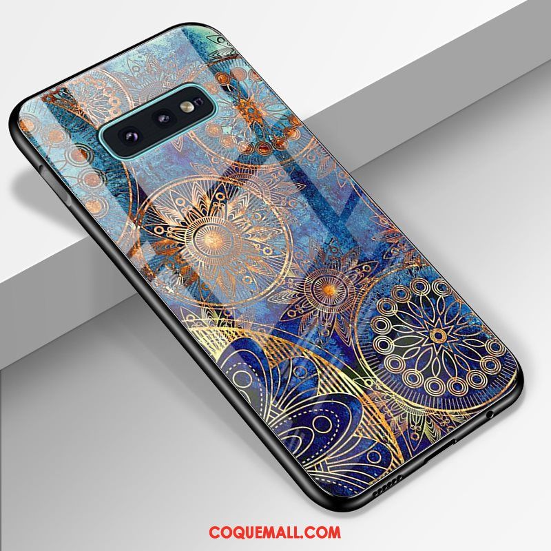 Étui Samsung Galaxy S10e Verre Trempé Ciel Étoilé Téléphone Portable, Coque Samsung Galaxy S10e Dessin Animé Luxe