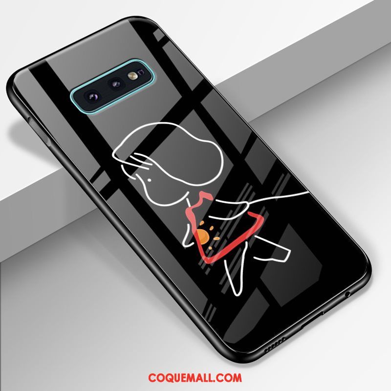 Étui Samsung Galaxy S10e Verre Trempé Ciel Étoilé Téléphone Portable, Coque Samsung Galaxy S10e Dessin Animé Luxe