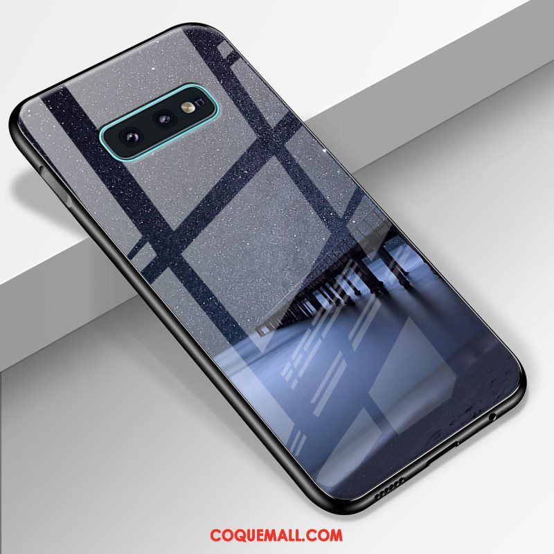 Étui Samsung Galaxy S10e Verre Trempé Ciel Étoilé Téléphone Portable, Coque Samsung Galaxy S10e Dessin Animé Luxe