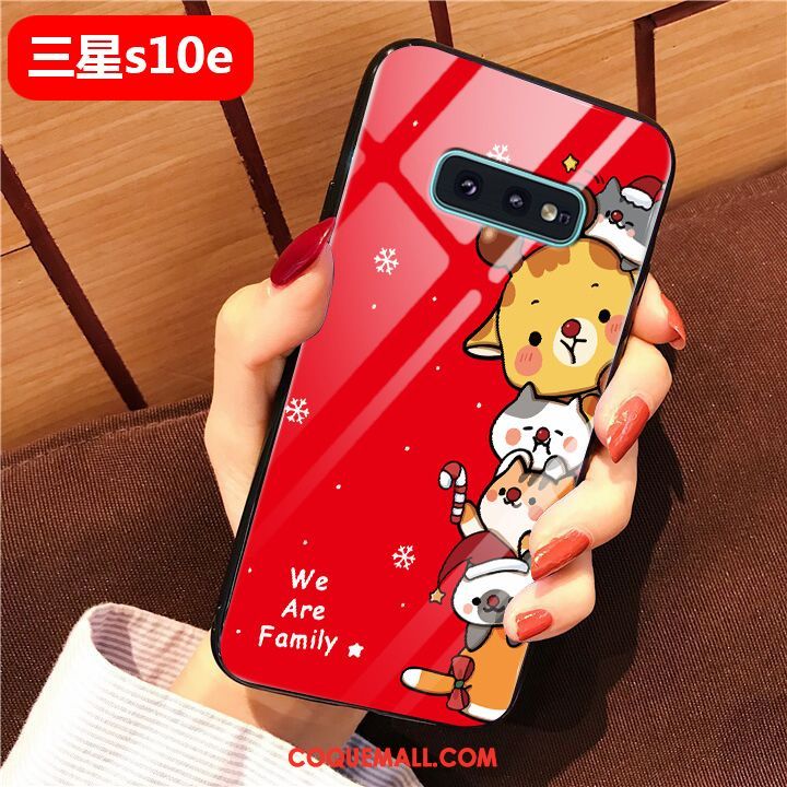 Étui Samsung Galaxy S10e Verre Téléphone Portable Charmant, Coque Samsung Galaxy S10e Incassable Difficile