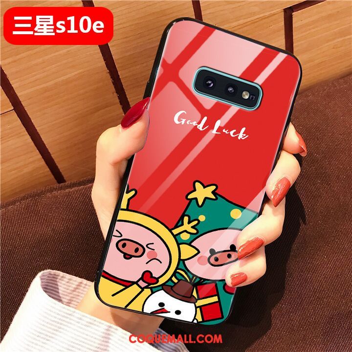 Étui Samsung Galaxy S10e Verre Téléphone Portable Charmant, Coque Samsung Galaxy S10e Incassable Difficile