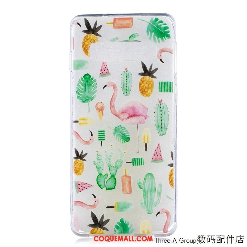 Étui Samsung Galaxy S10e Vert Tout Compris Incassable, Coque Samsung Galaxy S10e Protection Silicone