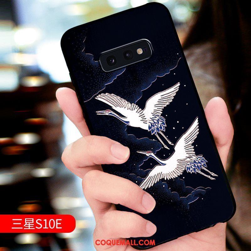 Étui Samsung Galaxy S10e Étoile Tout Compris Protection, Coque Samsung Galaxy S10e Téléphone Portable Gaufrage