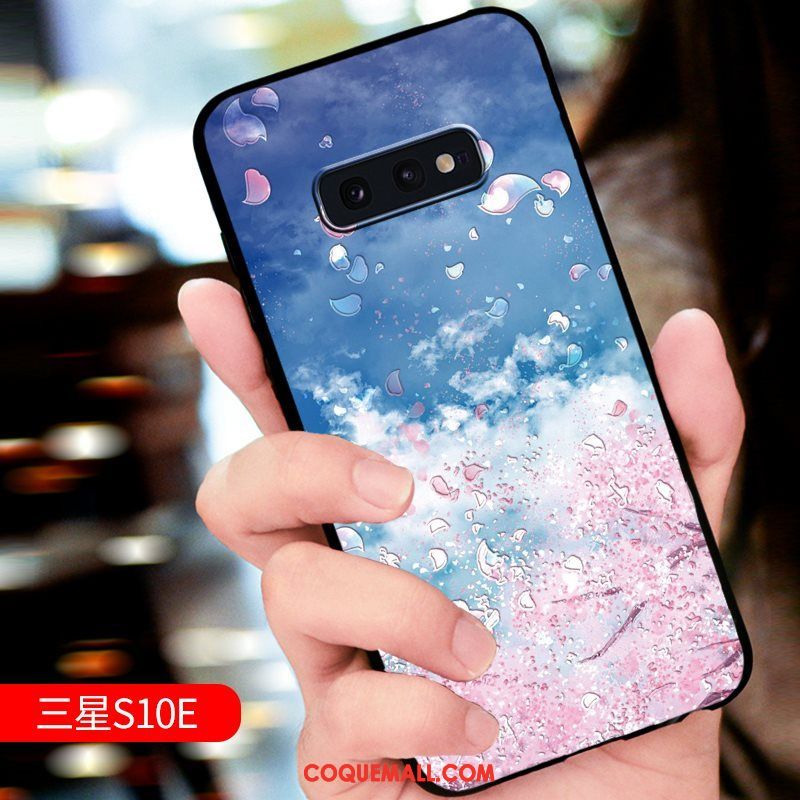 Étui Samsung Galaxy S10e Étoile Tout Compris Protection, Coque Samsung Galaxy S10e Téléphone Portable Gaufrage