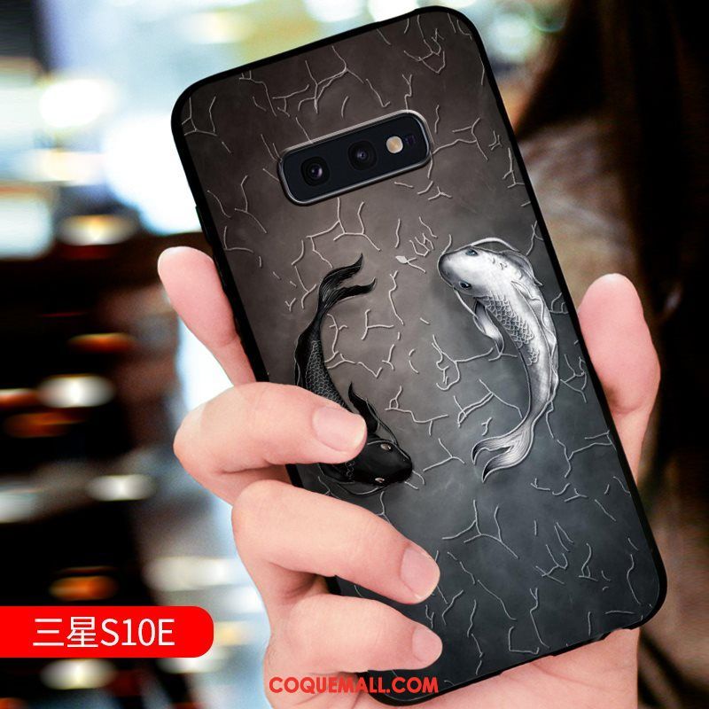 Étui Samsung Galaxy S10e Étoile Tout Compris Protection, Coque Samsung Galaxy S10e Téléphone Portable Gaufrage