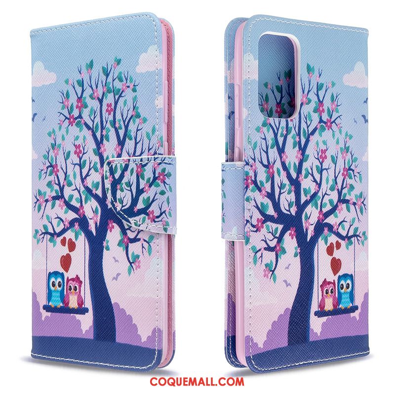 Étui Samsung Galaxy S20 Support Téléphone Portable En Cuir, Coque Samsung Galaxy S20 Étoile Peinture