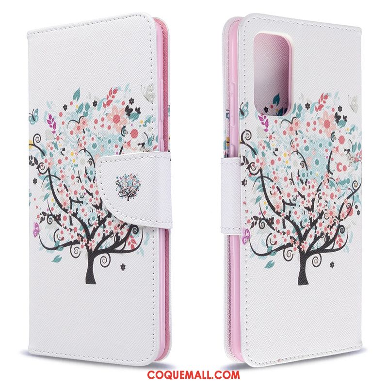 Étui Samsung Galaxy S20 Support Téléphone Portable En Cuir, Coque Samsung Galaxy S20 Étoile Peinture