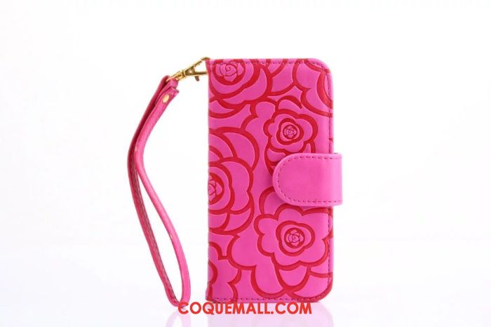 Étui Samsung Galaxy S20 Ultra Étoile Fleur Téléphone Portable, Coque Samsung Galaxy S20 Ultra En Cuir Rose