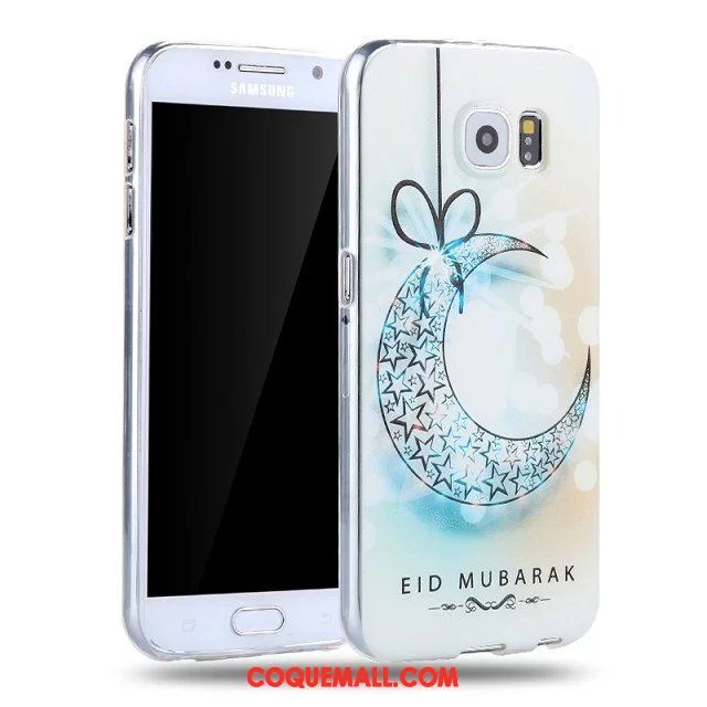 Étui Samsung Galaxy S6 Dessin Animé Silicone Étoile, Coque Samsung Galaxy S6 Protection Fluide Doux