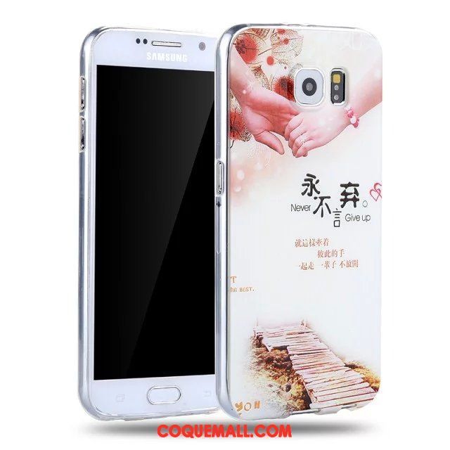 Étui Samsung Galaxy S6 Dessin Animé Silicone Étoile, Coque Samsung Galaxy S6 Protection Fluide Doux