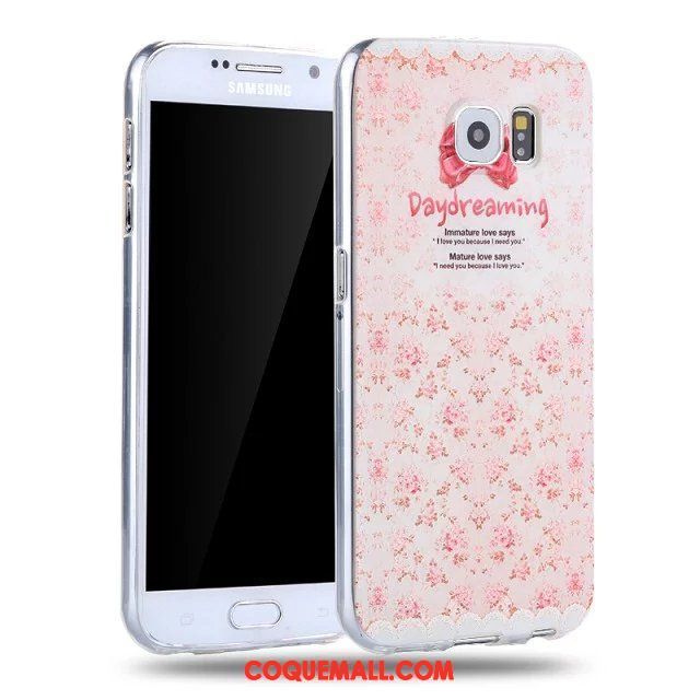 Étui Samsung Galaxy S6 Dessin Animé Silicone Étoile, Coque Samsung Galaxy S6 Protection Fluide Doux