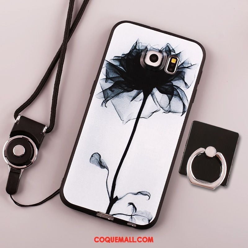 Étui Samsung Galaxy S6 Dessin Animé Tendance Beau, Coque Samsung Galaxy S6 Créatif Oiseau