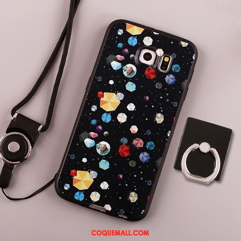 Étui Samsung Galaxy S6 Dessin Animé Tendance Beau, Coque Samsung Galaxy S6 Créatif Oiseau