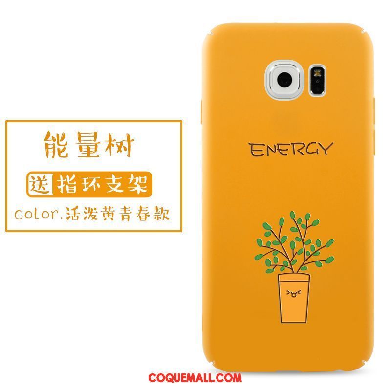 Étui Samsung Galaxy S6 Edge Délavé En Daim Tout Compris Dessin Animé, Coque Samsung Galaxy S6 Edge Étoile Protection