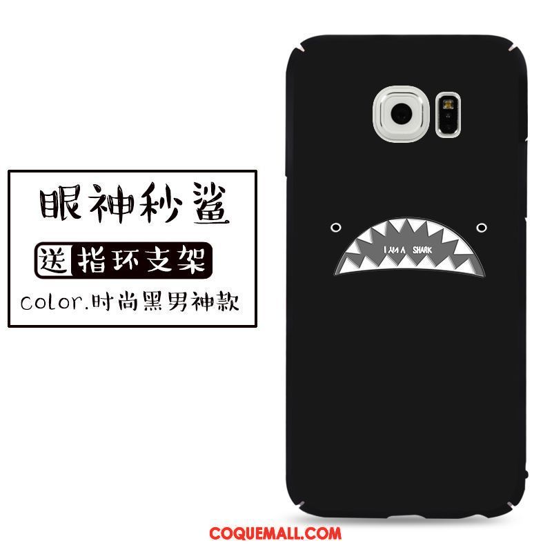 Étui Samsung Galaxy S6 Edge Délavé En Daim Tout Compris Dessin Animé, Coque Samsung Galaxy S6 Edge Étoile Protection