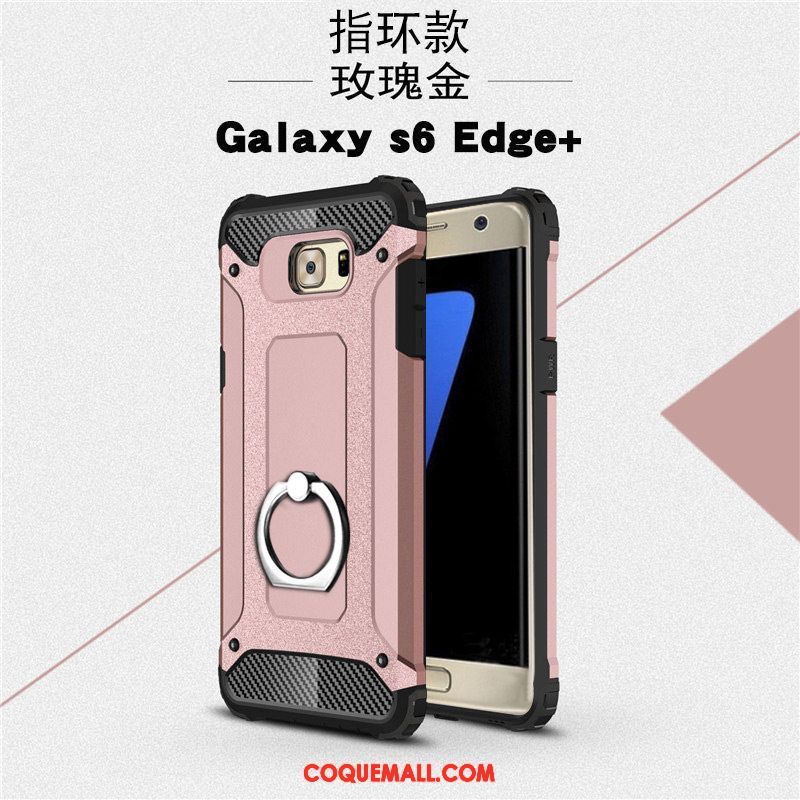 Étui Samsung Galaxy S6 Edge Net Rouge Tout Compris Téléphone Portable, Coque Samsung Galaxy S6 Edge Protection Personnalité