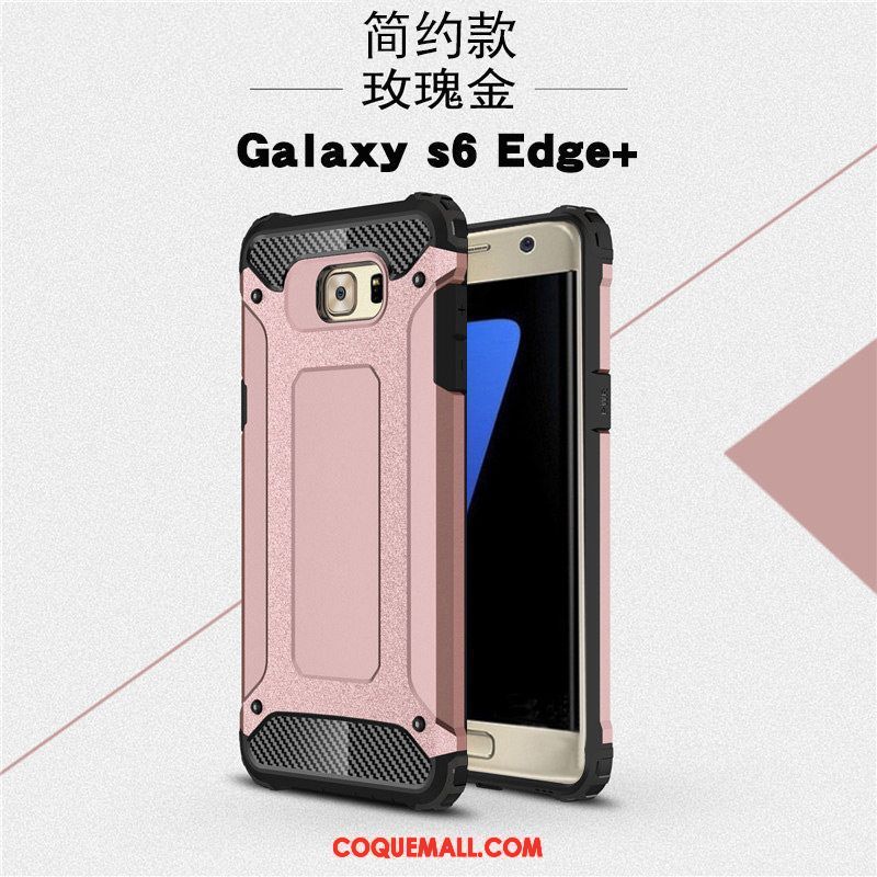 Étui Samsung Galaxy S6 Edge Net Rouge Tout Compris Téléphone Portable, Coque Samsung Galaxy S6 Edge Protection Personnalité