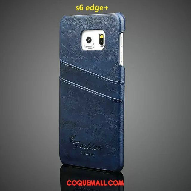 Étui Samsung Galaxy S6 Edge Protection Rouge Téléphone Portable, Coque Samsung Galaxy S6 Edge Étui En Cuir Cuir Véritable