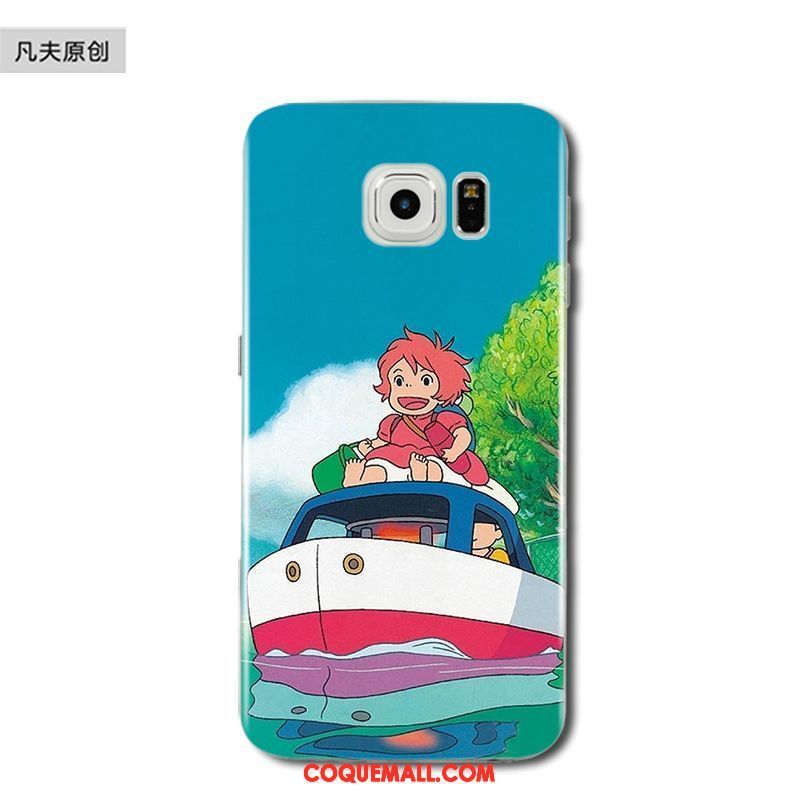 Étui Samsung Galaxy S6 Edge Étoile Téléphone Portable Fluide Doux, Coque Samsung Galaxy S6 Edge Or Silicone