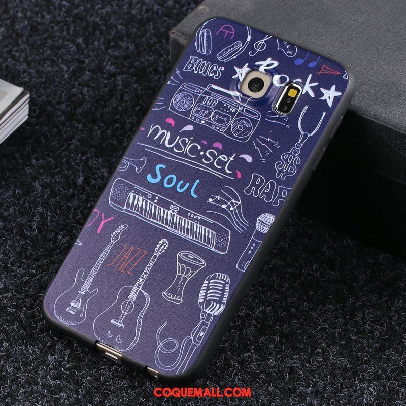 Étui Samsung Galaxy S6 Fluide Doux Délavé En Daim Personnalité, Coque Samsung Galaxy S6 Incassable Étoile Braun