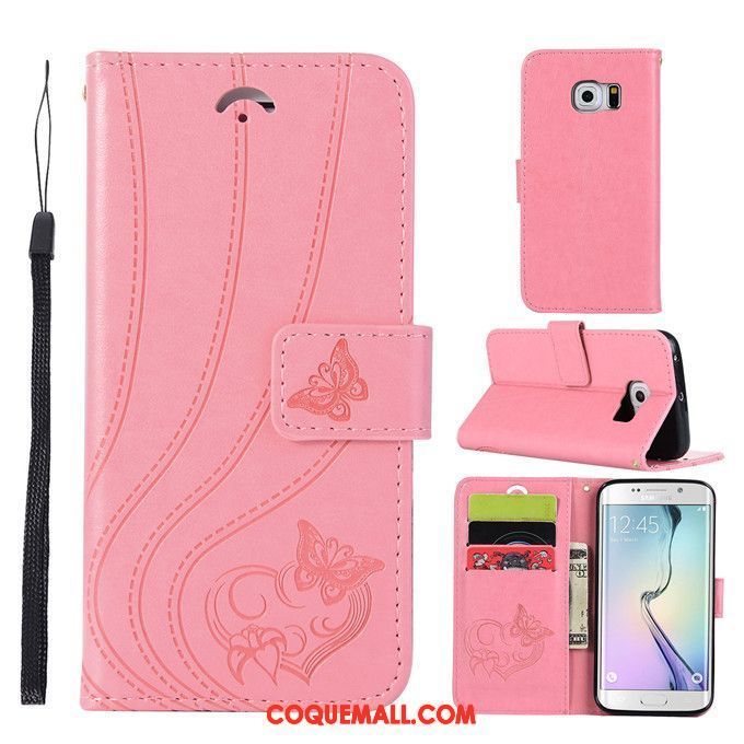 Étui Samsung Galaxy S6 Incassable Tendance Vert, Coque Samsung Galaxy S6 Étoile Téléphone Portable